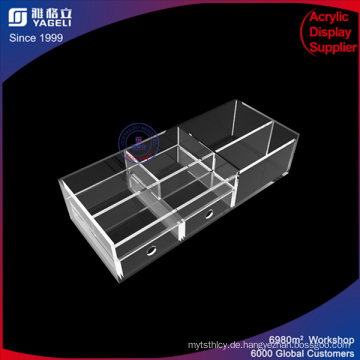 Kundenspezifischer Acryl Organizer mit Trennwänden und Schubladen